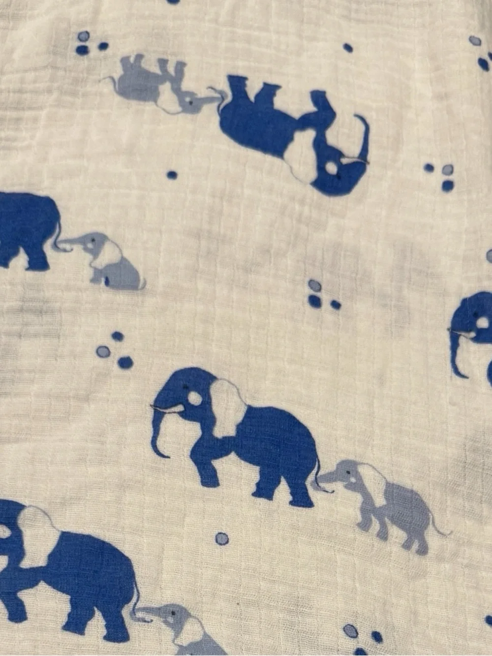 Aden & Anais Blue 100% Cotton Elephant Print Sleep Sack 🐘